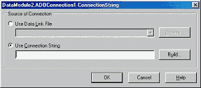 Рис.2 Окно редактора свойств ConnectionString